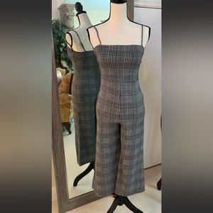 Plaid Jumpsuit